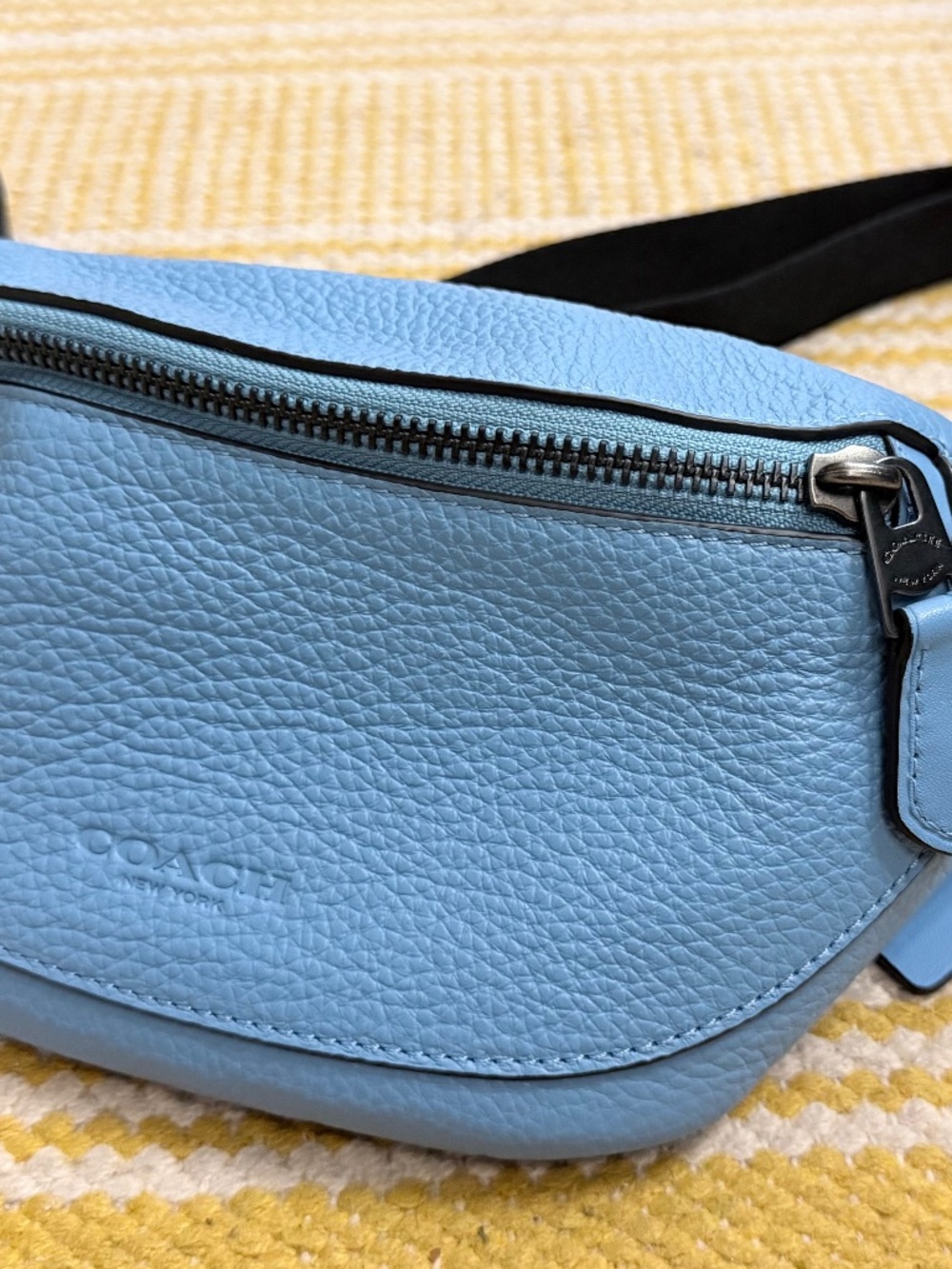 Blue Men's Coach Fanny Pack